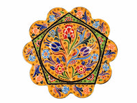 Turkish Trivet Flower Collection Yellow Ceramic Sydney Grand Bazaar 8