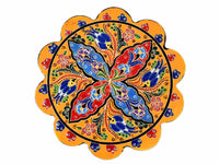 Turkish Trivet Flower Collection Yellow Ceramic Sydney Grand Bazaar 19