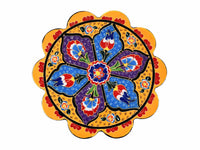 Turkish Trivet Flower Collection Yellow Ceramic Sydney Grand Bazaar 21