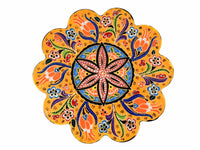 Turkish Trivet Flower Collection Yellow Ceramic Sydney Grand Bazaar 14