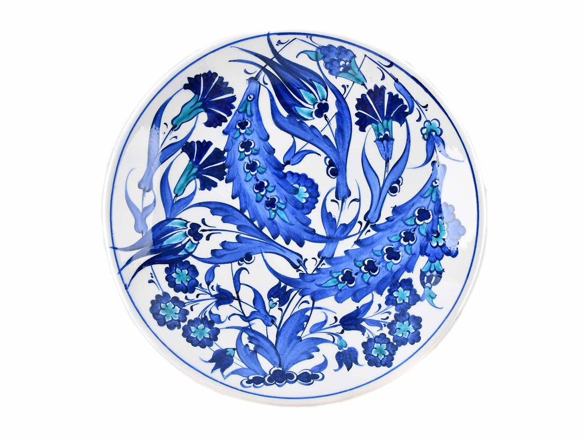18 cm Turkish Plate Blue Iznik Collection Ceramic Sydney Grand Bazaar 3