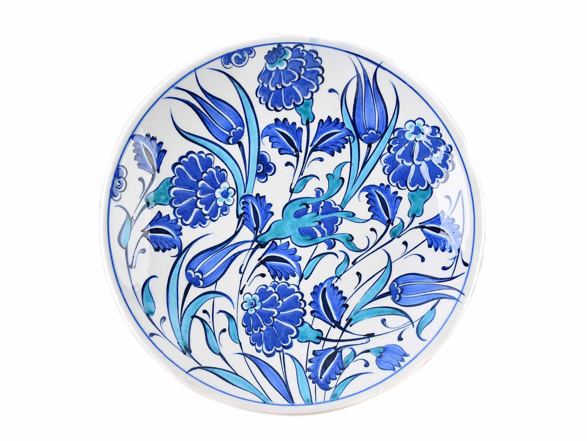 18 cm Turkish Plate Blue Iznik Collection Ceramic Sydney Grand Bazaar 4
