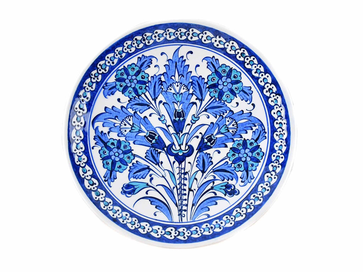 18 cm Turkish Plate Blue Iznik Collection Ceramic Sydney Grand Bazaar 22