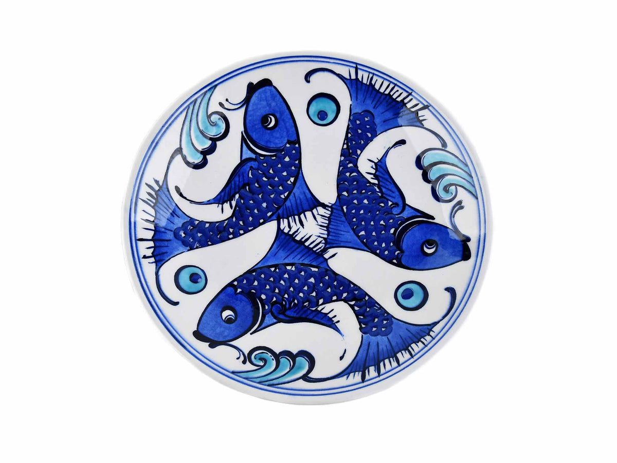 18 cm Turkish Plate Blue Iznik Collection Ceramic Sydney Grand Bazaar 24