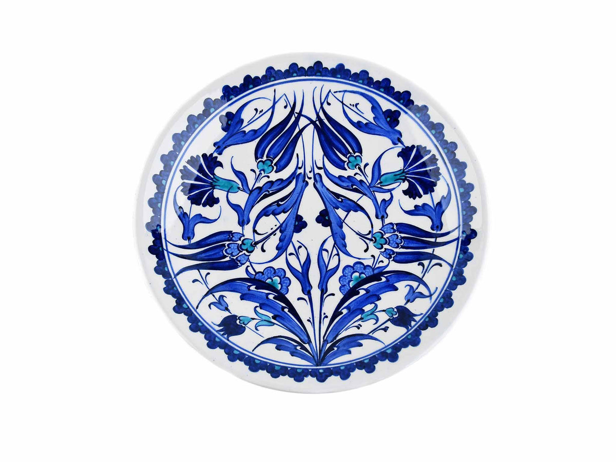 18 cm Turkish Plate Blue Iznik Collection Ceramic Sydney Grand Bazaar 18
