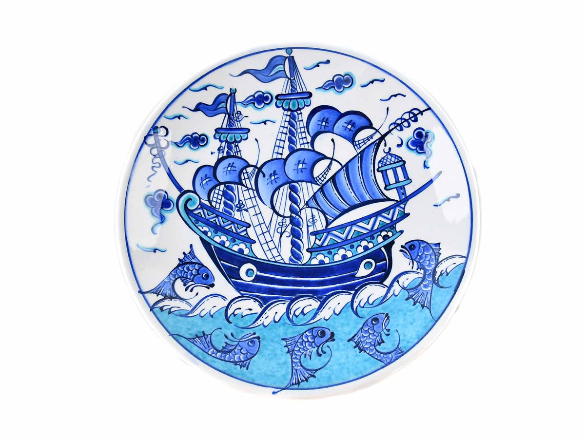 18 cm Turkish Plate Blue Iznik Collection Ceramic Sydney Grand Bazaar 28