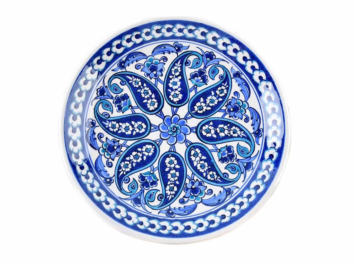 18 cm Turkish Plate Blue Iznik Collection Ceramic Sydney Grand Bazaar 27