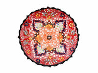 18 cm Turkish Plate Dantel Collection Red Ceramic Sydney Grand Bazaar 2