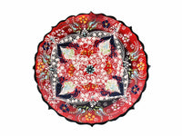 18 cm Turkish Plate Dantel Collection Red Ceramic Sydney Grand Bazaar 3