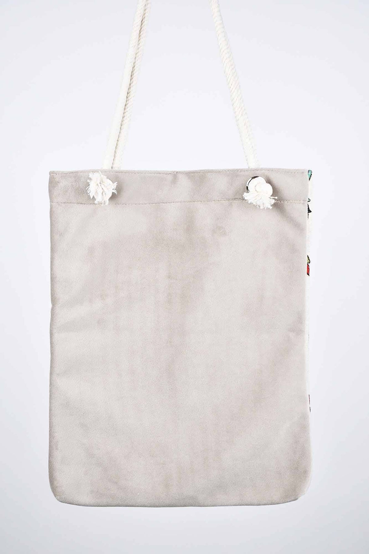 Cotton Tote Bag Multicoloured Tulip Design 3 Textile Sydney Grand Bazaar