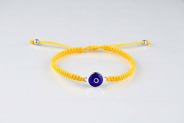 Evil Eye Bracelet Blue Eye Macrame Yellow Evil Eye Sydney Grand Bazaar