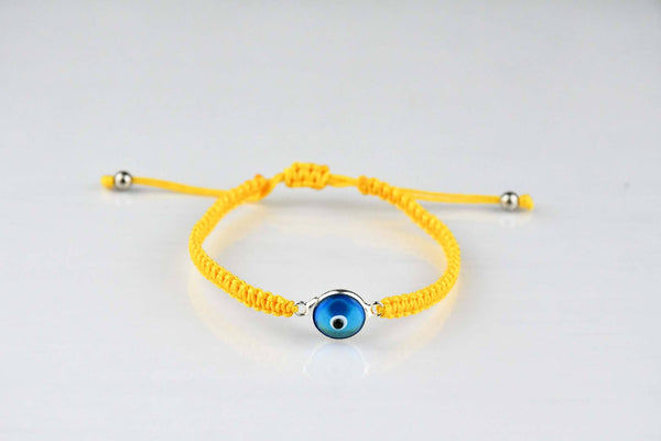 Evil Eye Bracelet Turquoise Eye Macrame Yellow Evil Eye Sydney Grand Bazaar