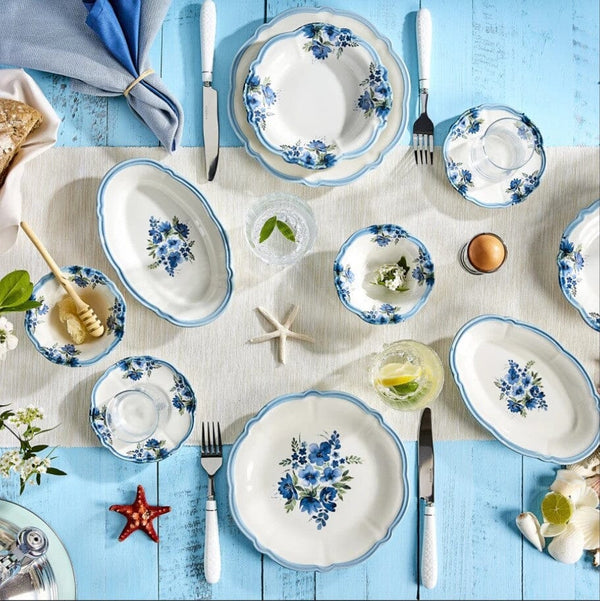Karaca Nostalji Breakfast Serving Set for 6 Ceramic Sydney Grand Bazaar