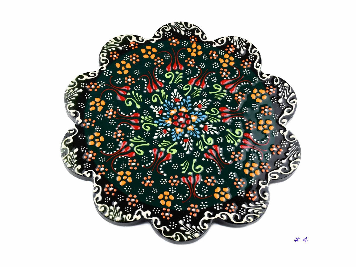 Turkish Ceramic Trivet Dantel Collection Green Ceramic Sydney Grand Bazaar 4