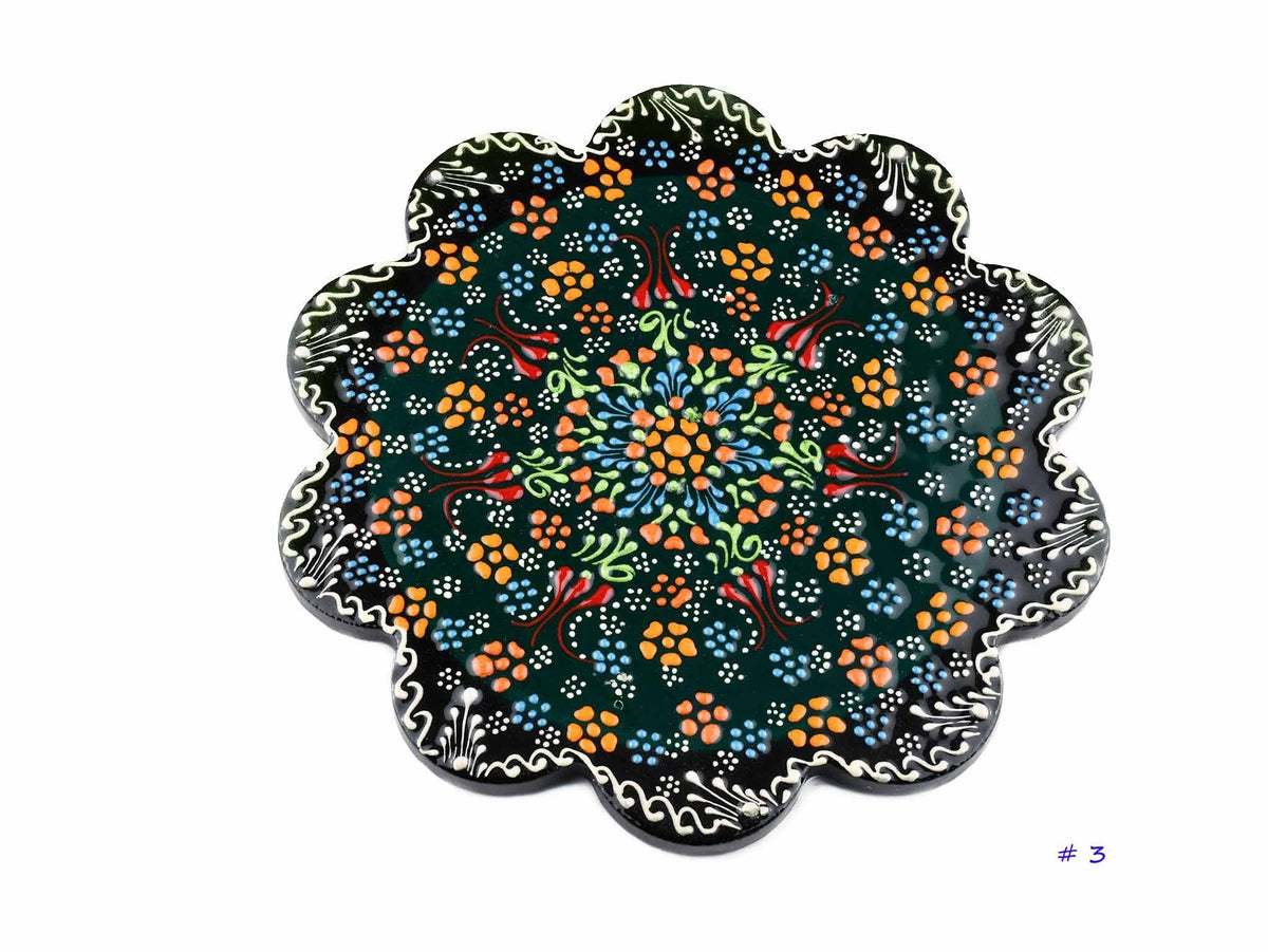 Turkish Ceramic Trivet Dantel Collection Green Ceramic Sydney Grand Bazaar 3