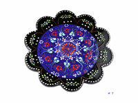 Turkish Ceramic Trivet Dantel Collection Purple Ceramic Sydney Grand Bazaar 7