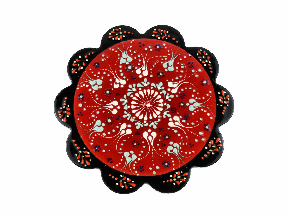 Turkish Ceramic Trivet Dantel Collection Red Ceramic Sydney Grand Bazaar 8