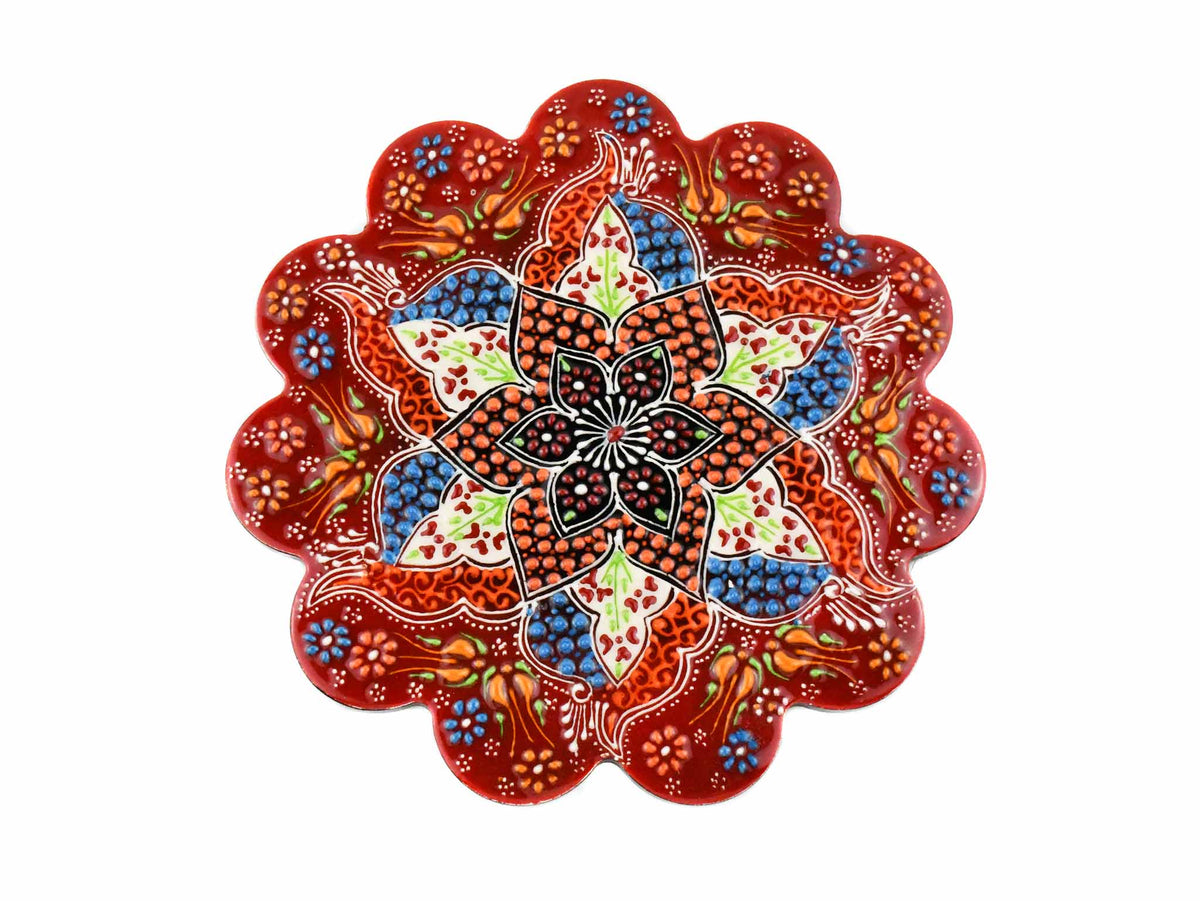 Turkish Ceramic Trivet Dantel Collection Red Ceramic Sydney Grand Bazaar 2