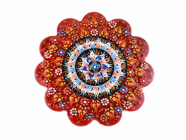 Turkish Ceramic Trivet Dantel Collection Red Ceramic Sydney Grand Bazaar 1