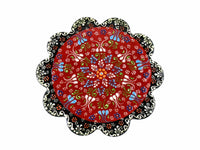 Turkish Ceramic Trivet Dantel Collection Red Ceramic Sydney Grand Bazaar 9
