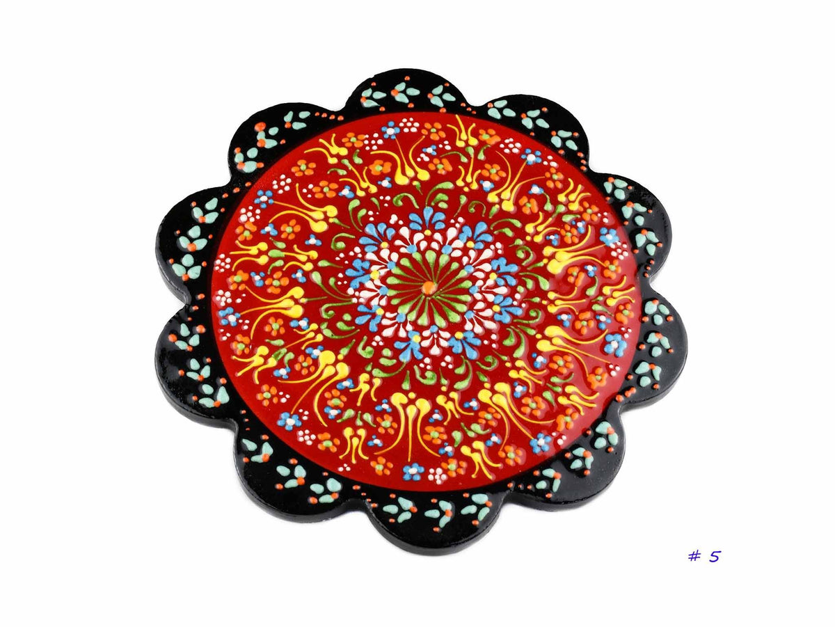 Turkish Ceramic Trivet Dantel Collection Red Ceramic Sydney Grand Bazaar 5