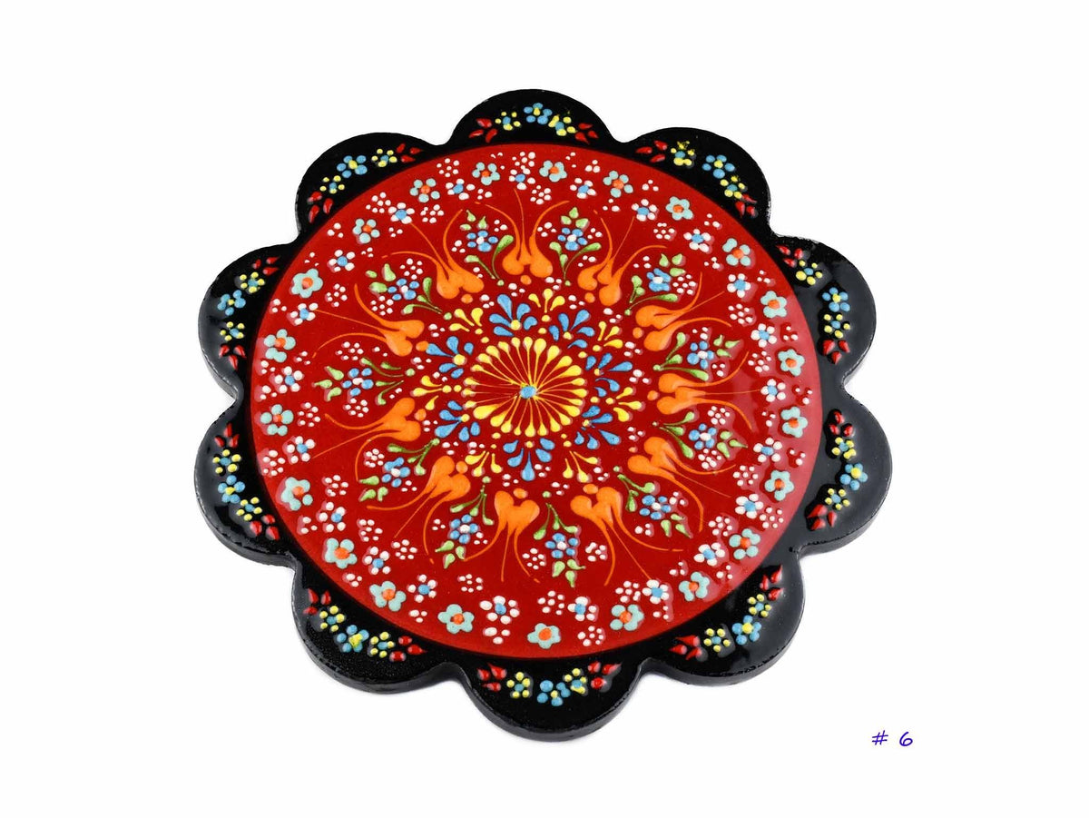 Turkish Ceramic Trivet Dantel Collection Red Ceramic Sydney Grand Bazaar 6