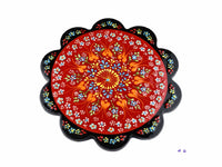 Turkish Ceramic Trivet Dantel Collection Red Ceramic Sydney Grand Bazaar 6