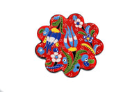 Turkish Coasters Flower Collection Red Ceramic Sydney Grand Bazaar 10