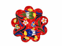 Turkish Coasters Flower Collection Red Ceramic Sydney Grand Bazaar 22