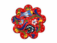 Turkish Coasters Flower Collection Red Ceramic Sydney Grand Bazaar 26