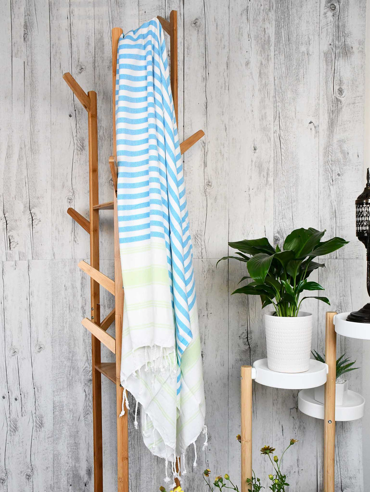 Turkish Towel Bamboo St. Tropez Blue Turkish Towel Sydney Grand Bazaar