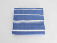 Turkish Towel Classic Striped Blue Turkish Towel Sydney Grand Bazaar 