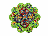 Turkish Trivet Flower Collection Light Green Ceramic Sydney Grand Bazaar 2