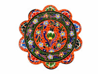 Turkish Trivet Flower Collection Orange Ceramic Sydney Grand Bazaar 15