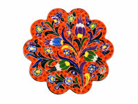 Turkish Trivet Flower Collection Orange Ceramic Sydney Grand Bazaar 9