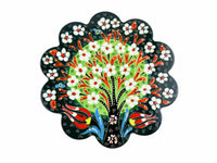 Turkish Trivet Flower Collection Two Tone Green Ceramic Sydney Grand Bazaar 1