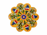 Turkish Trivet Flower Collection Yellow Ceramic Sydney Grand Bazaar 15