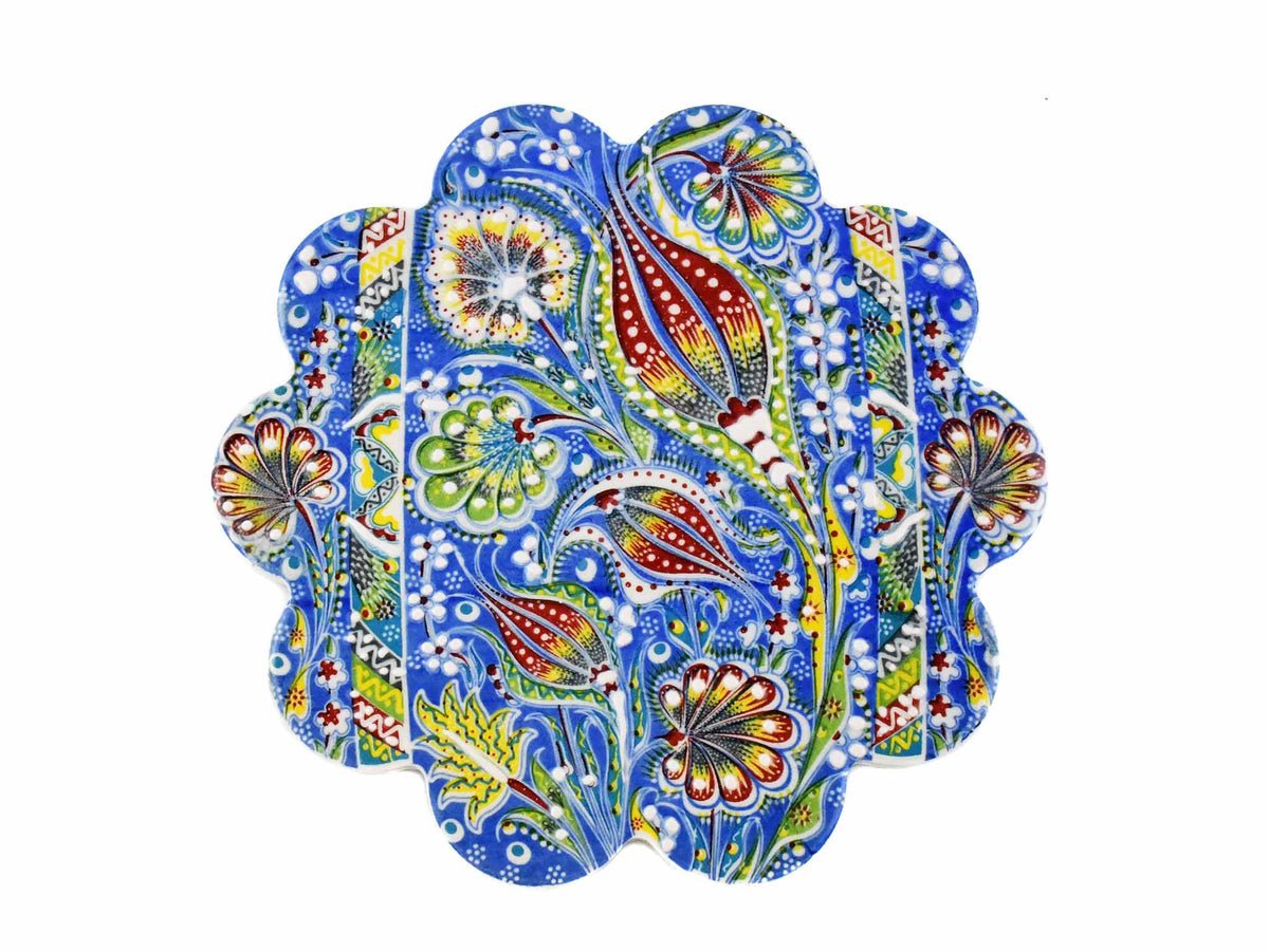 Turkish Trivet Ottoman Flower Collection Blue Ceramic Sydney Grand Bazaar 5