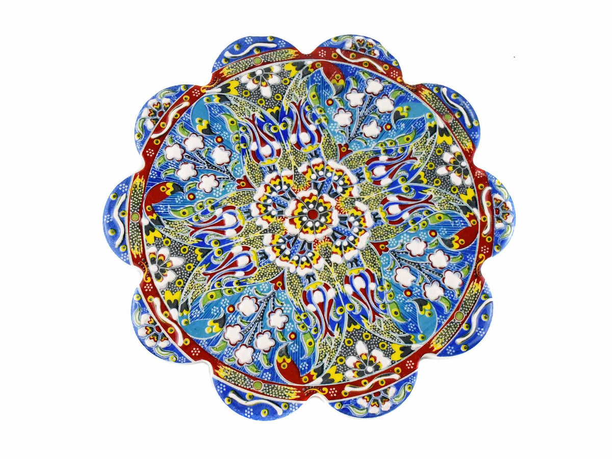 Turkish Trivet Ottoman Flower Collection Blue Ceramic Sydney Grand Bazaar 7