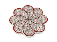 Turkish Trivet Traditional Iznik Design 1 Ceramic Sydney Grand Bazaar