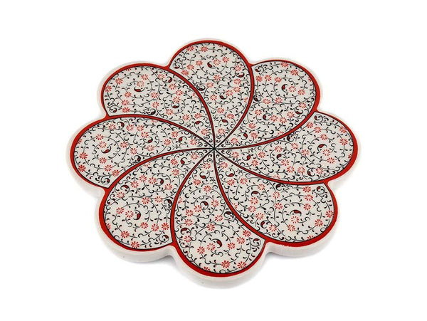Turkish Trivet Traditional Iznik Design 1 Ceramic Sydney Grand Bazaar