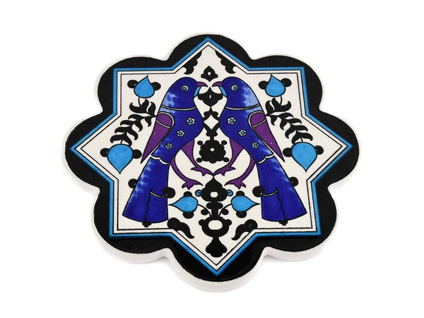 Turkish Trivet Traditional Iznik Design 11 Ceramic Sydney Grand Bazaar