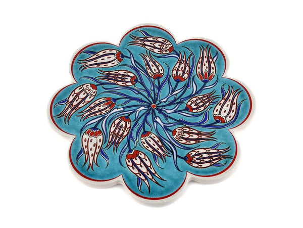 Turkish Trivet Traditional Iznik Design 17 Ceramic Sydney Grand Bazaar