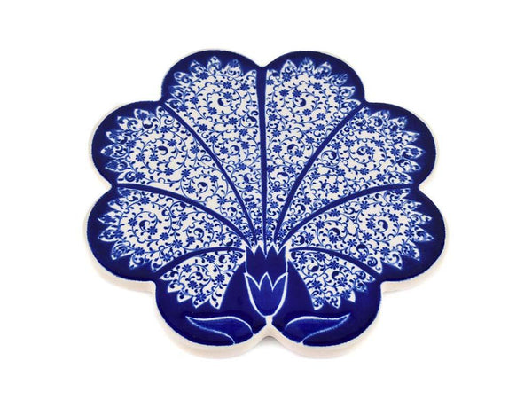 Turkish Trivet Traditional Iznik Design 2 Ceramic Sydney Grand Bazaar
