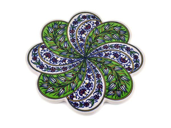 Turkish Trivet Traditional Iznik Design 40 Ceramic Sydney Grand Bazaar