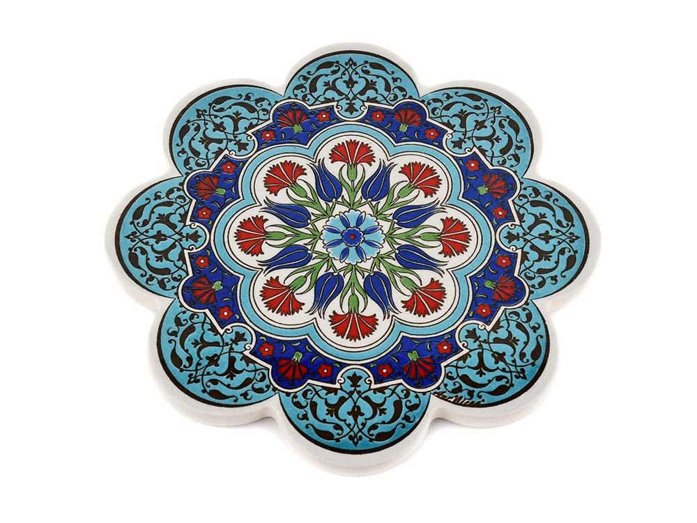 Turkish Trivet Traditional Iznik Design 50 Ceramic Sydney Grand Bazaar
