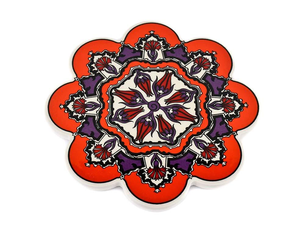 Turkish Trivet Traditional Iznik Design 54 Ceramic Sydney Grand Bazaar