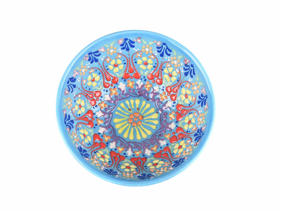 10 cm Turkish Bowls Dantel Collection Light Blue Ceramic Sydney Grand Bazaar 9 