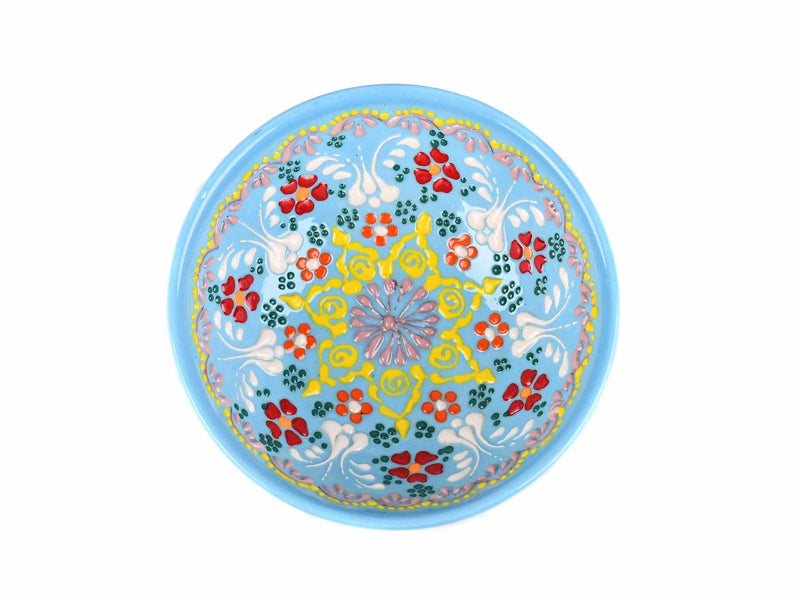 10 cm Turkish Bowls Dantel Collection Light Blue Ceramic Sydney Grand Bazaar 17 