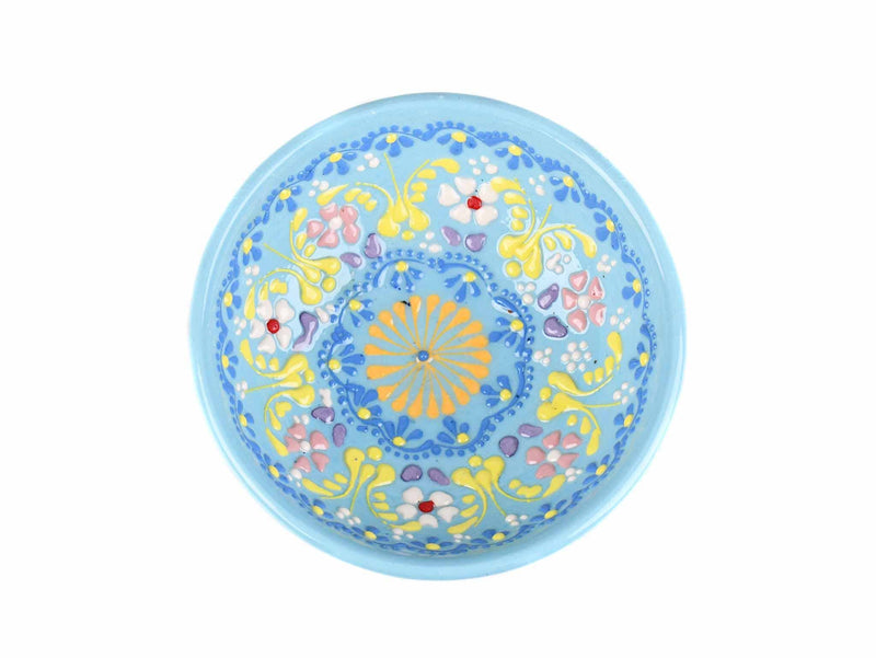 10 cm Turkish Bowls Dantel Collection Light Blue Ceramic Sydney Grand Bazaar 6 